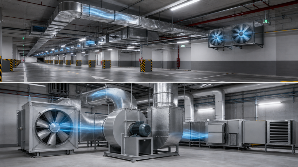 Fire Smoke Exhaust Fan Solution for a Commercial Building Project