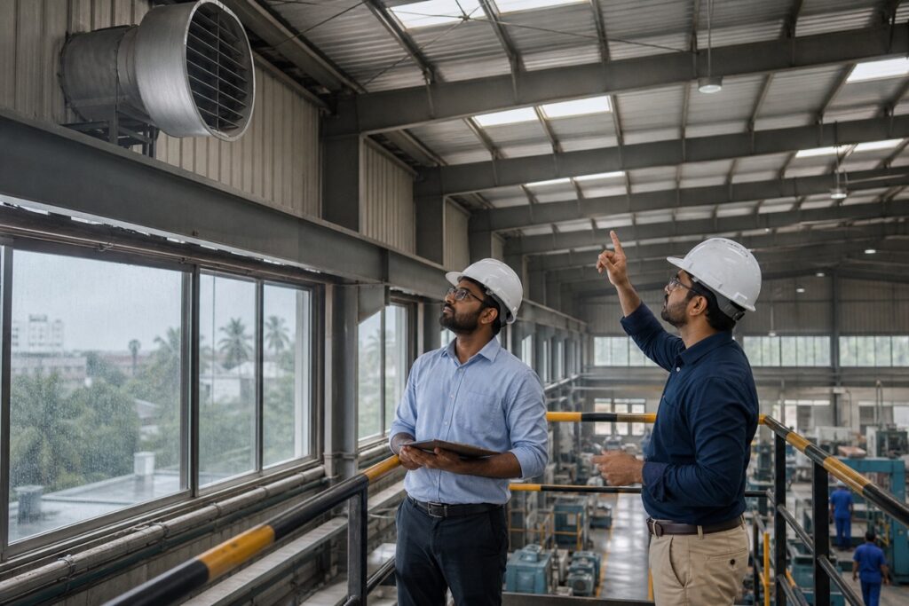 South Asian Facilities Review POPULA Humidity Exhaust Fan Layouts During Monsoon Operations