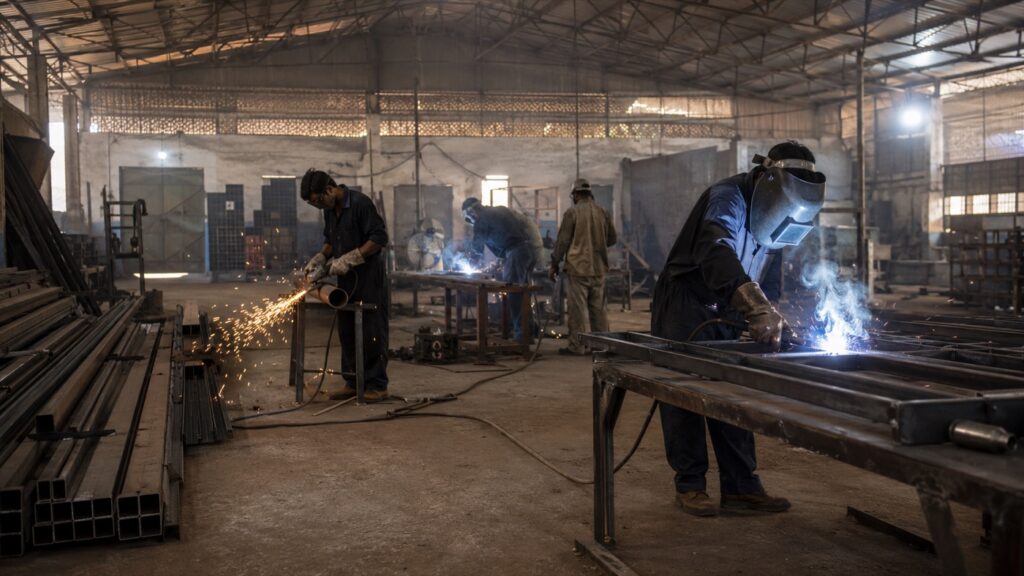 POPULA Karachi Welding Fume Extraction Solution for a Metal Fabrication Workshop