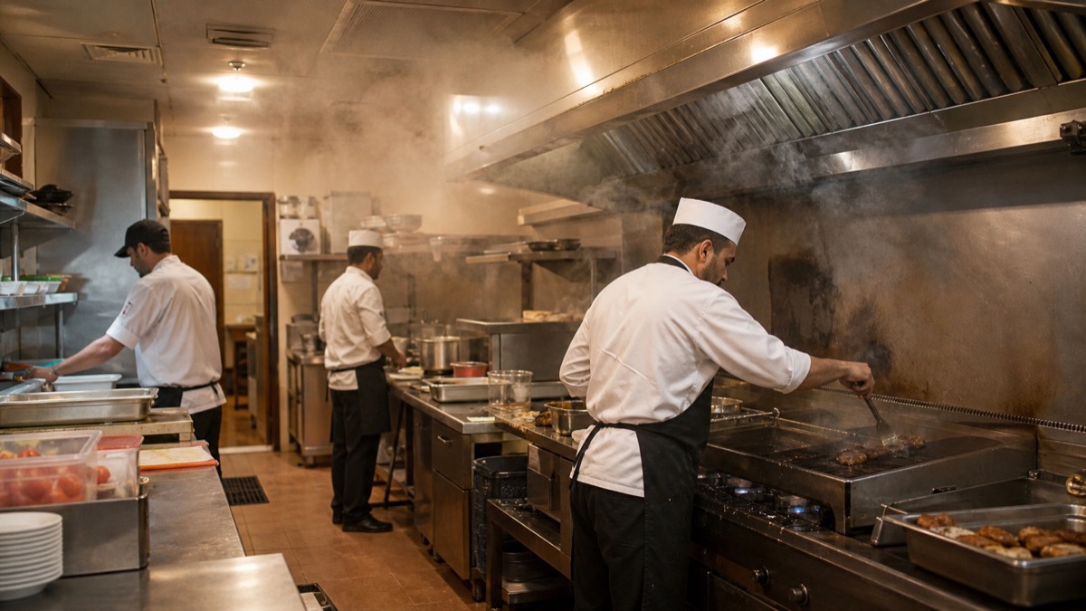 Riyadh hotel kitchen exhaust ventilation solution problem site